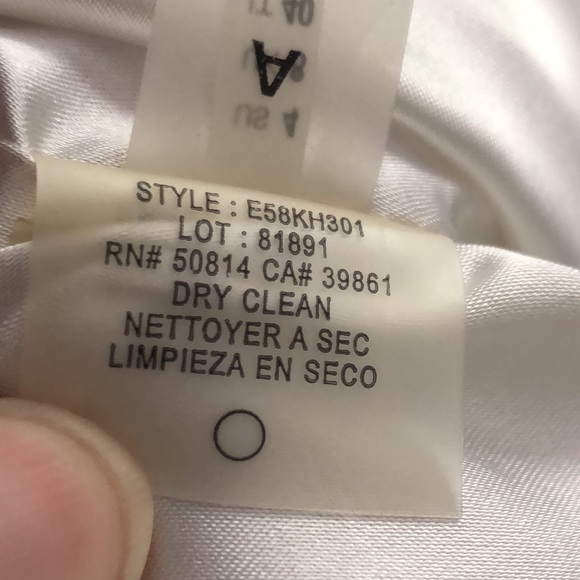 Elie Tahari Black Pink Purple Abstract Pencil Skirt size 4 - Picture 7 of 8